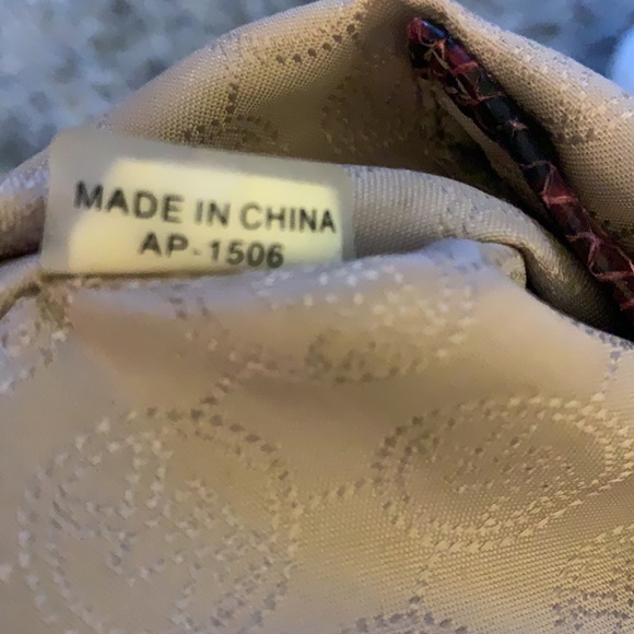 Michael Kors Riley Burgundy Python Snake Satchel - Picture 14 of 14